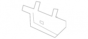 Battery tray bracket Chevrolet Malibu 16-