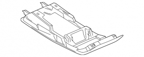 Front light VW CC 08-17 grey, without sunroof, type 2