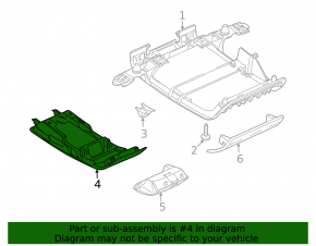 Front light VW CC 08-17 grey, without sunroof, type 2