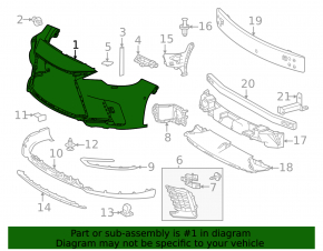 Bare front bumper for Lexus RX350 RX500h 23-26 Japan built, F Sport, for 6 parking sensors, for headlight washers