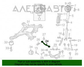 Rear left transverse control arm Dodge Durango 11-26