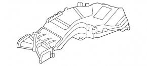Heater housing bare 3 row BMW X5 F15 14-18