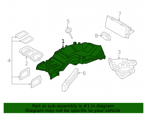 Heater assembly 3 row BMW X5 F15 14-18