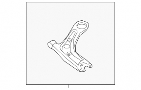 Lower front right control arm Kia Sportage 23-26 microcracks S/B