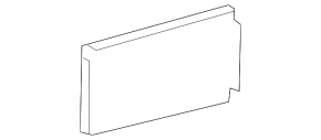 Front right side member nose bracket for Toyota Sienna 2010-2011