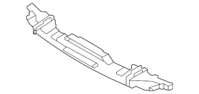 Upper front bumper absorber for Nissan Ariya 23-25 (lower part)