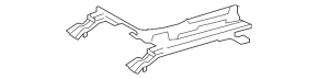 Driver's seat slide, left, Lexus RX350 RX450h 10-15 electric, without frame