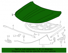 Naked hood Chevrolet Impala 14-20