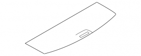 Trunk floor Nissan Rogue Sport 17-22 rear