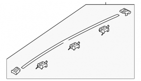 Roof lining right Hyundai Santa FE 19-23