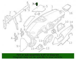Light sensor Infiniti QX30 17-