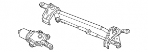 Windscreen wiper trapezoid with motor Mazda 3 19-