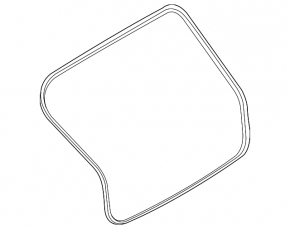 Ford Focus mk3 11-18 5d trunk door rubber seal