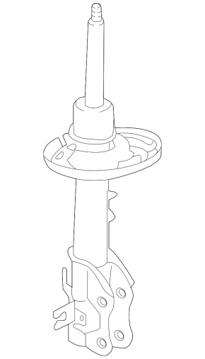 Front left shock absorber for Mazda CX-9 16-18 (R18)