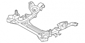 Front subframe BMW 4 F33 14-20 convertible AWD
