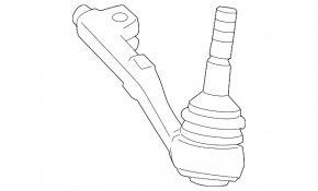Left steering tip BMW 3 E90 E92 07-12