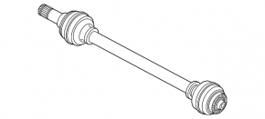Drive axle rear left BMW X3 G01 18-