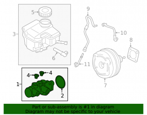 Master Brake Cylinder BMW 3 G20 19-