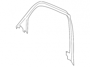 Door frame inner front left BMW 3 F30 12-18 under tweeter
