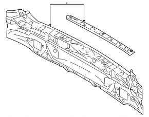 Subaru Impreza 5d 17-23 rear panel