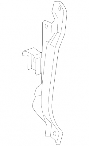Toyota Highlander 2001-2007 Hood Lock Plate