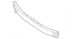 Front bumper reinforcement Nissan Murano z52 15-18 dorest JG-PARTS