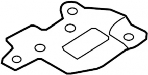 Right hood lock bracket for Infiniti QX50 14-17