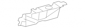 Upper front trunk trim for Lexus ES350 07-12