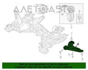 Lower control arm front left Jeep Cherokee KL 19-22 Off road