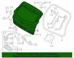 The tailgate is bare, Hyundai Tucson 19-21