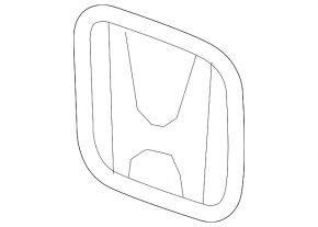 Honda Civic X FC 16-21 Grille Emblem