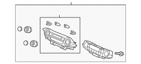 Climate control Honda CRV 12-12 manual