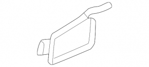 Nissan Ariya 23-25 rear bumper tow hook cap