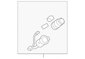 Front cigarette lighter for Lexus ES350 07-12