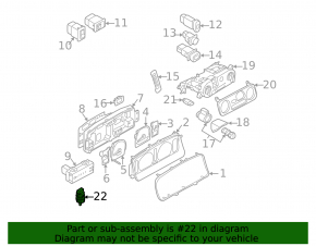 Mitsubishi Galant 2013 front automatic transmission speed sensor