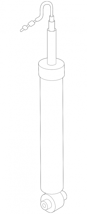 Rear left shock absorber for Audi A4 allroad 17-20 electric