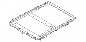 Sunroof mechanism frame Nissan Sentra 20-24