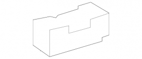 Rear left jack Mercedes GLS-class X166 13-19