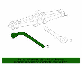 Mercedes GLA 15-20 wheel spanner