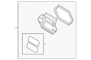 Right ventilation shield Mazda CX-5 13-16