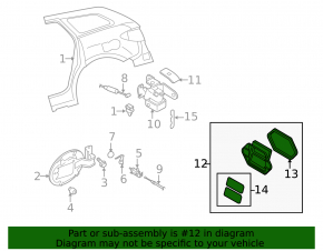 Right ventilation shield Mazda CX-5 13-16
