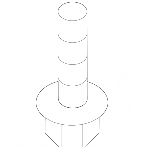 Front subframe mounting bolt 4pcs Audi A6 C8 19-50mm