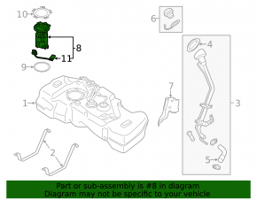 Fuel pump petrol pump Nissan Sentra 13-19 1.8