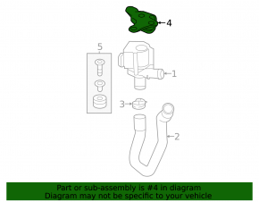 Auxiliary cooling motor bracket VW Passat 20-22 2.0T
