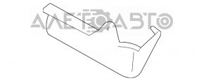 Mudguard front right Ford Escape 17-19 rest OEM