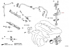 Fuel injection pump bracket Lexus ES250 ES300h 19-26