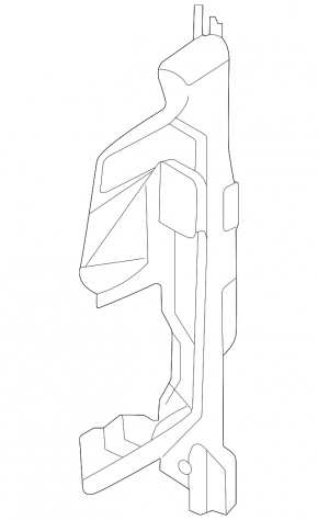 Right radiator deflector for Hyundai Santa FE 21-23 2.5, 2.5T