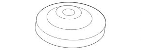 Rear subframe support washer left BMW X5 G05 19-23