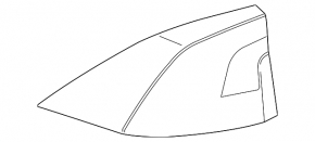 Outer headlight (wing) left Volvo S60 11-18