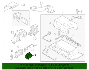 BATTERY RELAY ASSEMBLY Kia Optima 11-16 hybrid